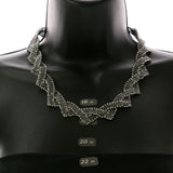 Mi Amore Adjustable Fashion-Necklace Silver-Tone