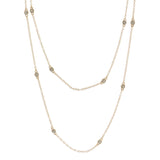 Mi Amore Long-Necklace Gold-Tone