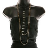 Mi Amore Long-Necklace Gold-Tone