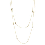 Mi Amore Adjustable Long-Necklace Gold-Tone