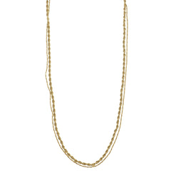 Mi Amore Adjustable Multiple-Necklace-Set Gold-Tone