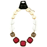 Mi Amore Adjustable Statement-Necklace Multicolor/Gold-Tone