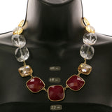 Mi Amore Adjustable Statement-Necklace Multicolor/Gold-Tone