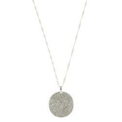 Mi Amore Adjustable Pendant-Necklace Silver-Tone