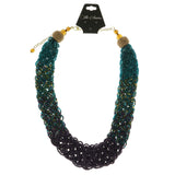 Mi Amore Adjustable Statement-Necklace Multicolor/Gold-Tone