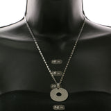 Mi Amore Pendant-Necklace Silver-Tone