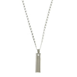 Mi Amore Pendant-Necklace Silver-Tone