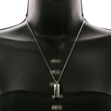 Mi Amore Pendant-Necklace Silver-Tone