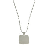 Mi Amore Pendant-Necklace Silver-Tone