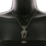 Mi Amore Necklace-Earring-Set Silver-Tone/Gray