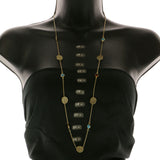 Mi Amore Adjustable Long-Necklace Multicolor/Gold-Tone