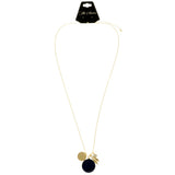 Mi Amore Adjustable Long-Necklace Gold-Tone/Blue