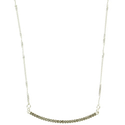 Mi Amore Adjustable Fashion-Necklace Silver-Tone