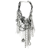 Mi Amore Adjustable Statement-Necklace Multicolor/Silver-Tone