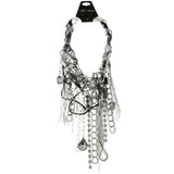 Mi Amore Adjustable Statement-Necklace Multicolor/Silver-Tone