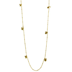 Mi Amore Adjustable Long-Necklace Gold-Tone