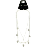 Mi Amore Adjustable Fashion-Necklace Silver-Tone