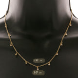 Mi Amore Adjustable Fashion-Necklace Gold-Tone