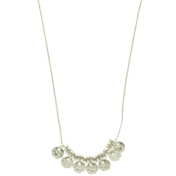 Mi Amore Adjustable Fashion-Necklace Silver-Tone