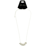 Mi Amore Adjustable Fashion-Necklace Silver-Tone