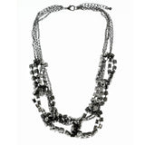 Mi Amore Adjustable Statement-Necklace Black