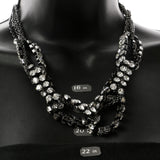 Mi Amore Adjustable Statement-Necklace Black