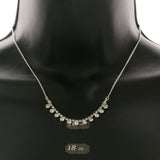 Mi Amore Adjustable Fashion-Necklace Silver-Tone