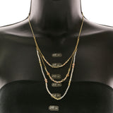Mi Amore Adjustable Fashion-Necklace Multicolor/Gold-Tone