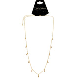 Mi Amore Adjustable Fashion-Necklace Gold-Tone