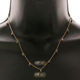 Mi Amore Adjustable Fashion-Necklace Gold-Tone/Blue