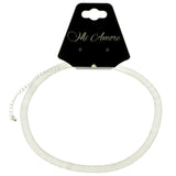 Mi Amore Adjustable Choker-Necklace Silver-Tone