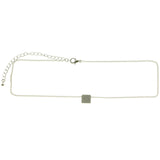 Mi Amore Adjustable Choker-Necklace Silver-Tone