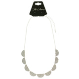 Mi Amore Adjustable Fashion-Necklace Silver-Tone