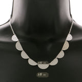 Mi Amore Adjustable Fashion-Necklace Silver-Tone