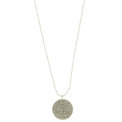 Mi Amore Adjustable Pendant-Necklace Silver-Tone