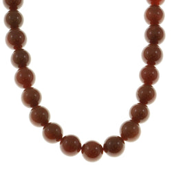 Mi Amore Beaded-Necklace Red/Silver-Tone