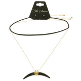 Mi Amore Multiple-Necklace-Set Gold-Tone/Black