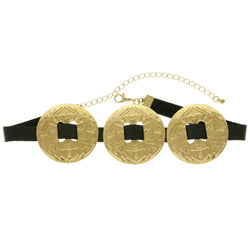 Mi Amore Choker-Necklace Gold-Tone/Black