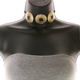 Mi Amore Choker-Necklace Gold-Tone/Black