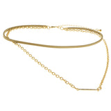 Mi Amore Choker-Necklace Gold-Tone/Brown