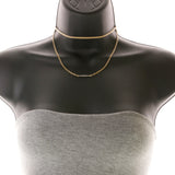 Mi Amore Choker-Necklace Gold-Tone/Brown