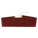 Mi Amore Choker-Necklace Red/Gold-Tone