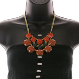 Mi Amore Necklace-Earring-Set Multicolor/Gold-Tone