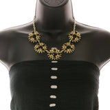 Mi Amore Necklace-Earring-Set Gold-Tone/Black