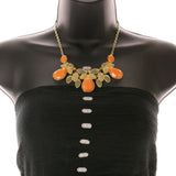 Mi Amore Necklace-Earring-Set Multicolor/Gold-Tone