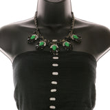 Mi Amore Necklace-Earring-Set Black/Green