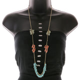 Mi Amore Necklace-Earring-Set Multicolor/Gold-Tone