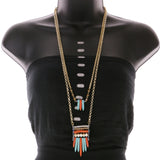 Mi Amore Necklace-Earring-Set Multicolor/Gold-Tone