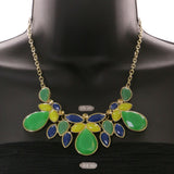 Mi Amore Necklace-Earring-Set Multicolor/Gold-Tone