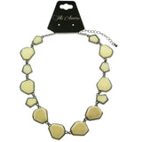 Mi Amore Fashion-Necklace White/Dark-Silver